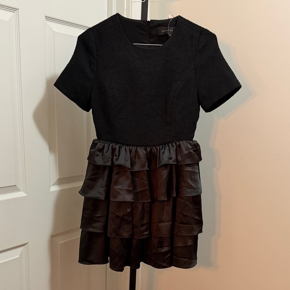 Endless Rose Black Tiered Dress